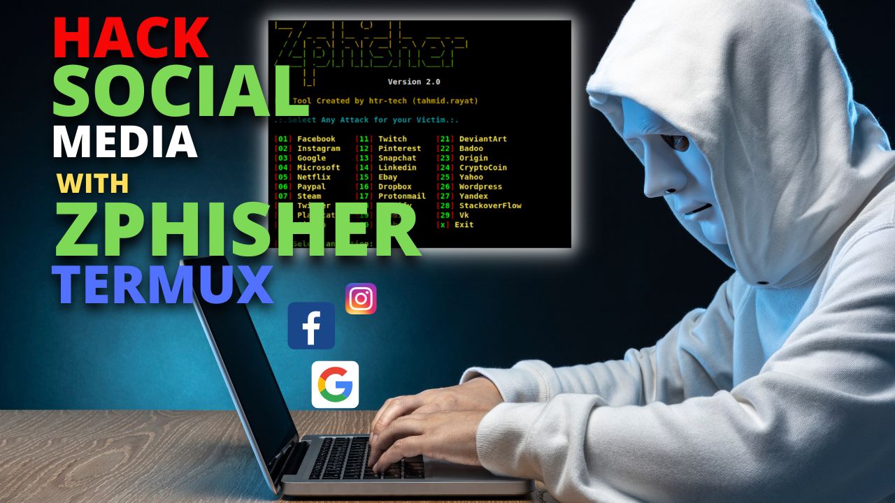 Command to Install ZPhisher on Termux